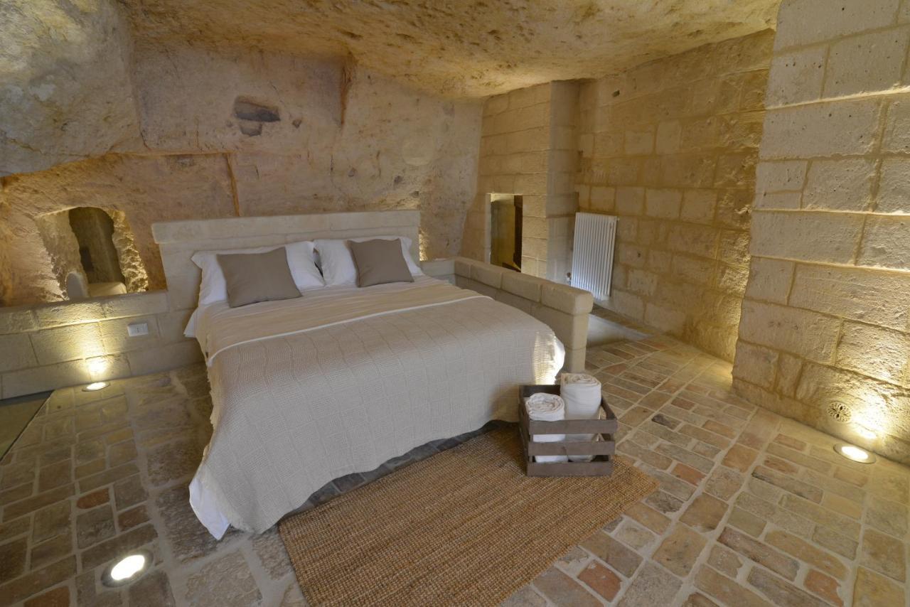 Grotta Gea Luxury Home Con Piscina & Spa Matera Exterior foto